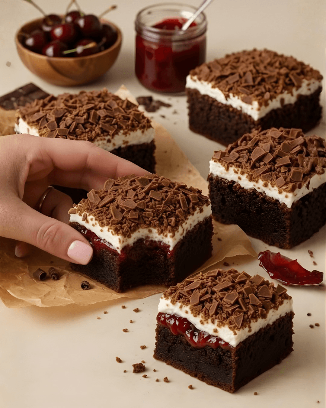 Black Forest Brownie